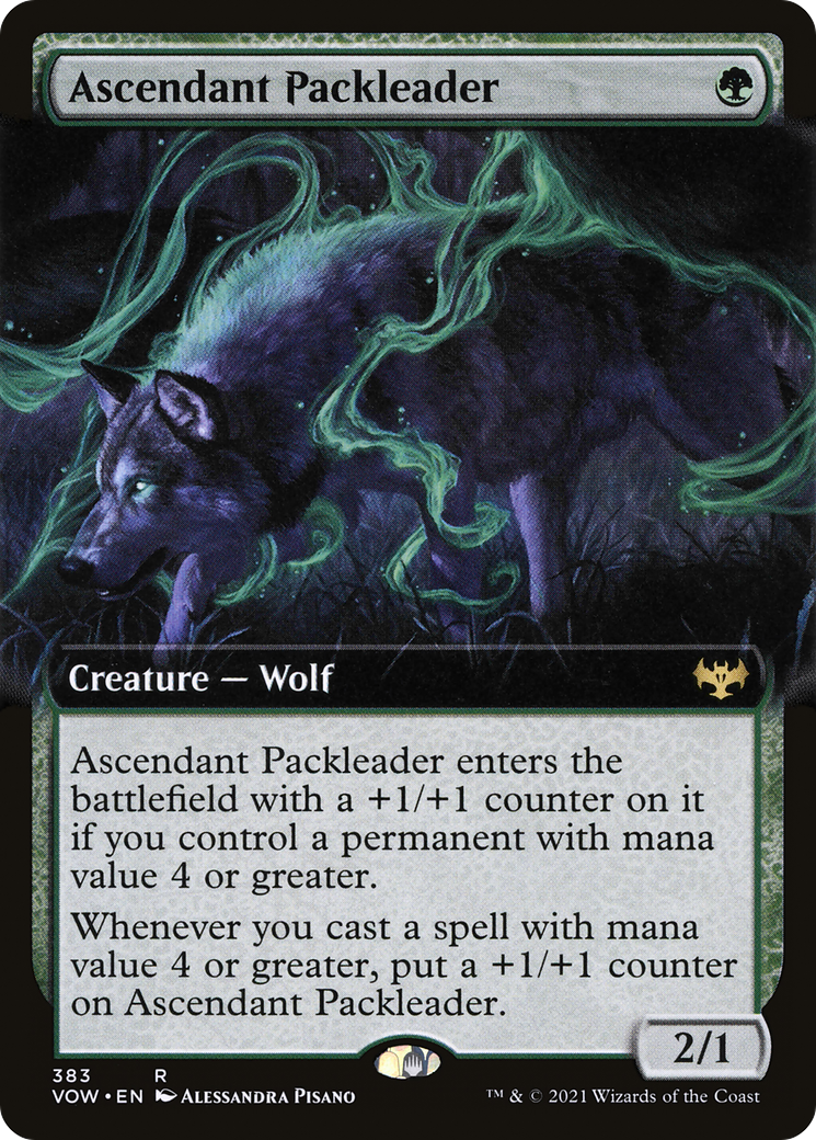 Chef de meute ascendant (art étendu) [Innistrad : Vœu cramoisi] 