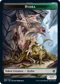Hydra // Jeton double face Kor Warrior [Jetons Zendikar Rising] 