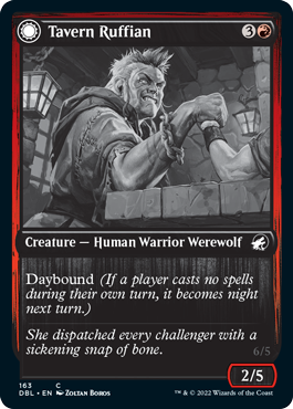 Tavern Ruffian (DBL-163) - Innistrad: Double Feature: (Double Faced Transform)