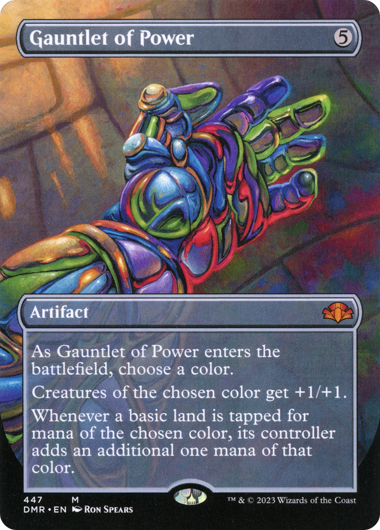 Gant de pouvoir (Art alternatif sans frontières) [Dominaria Remastered] 