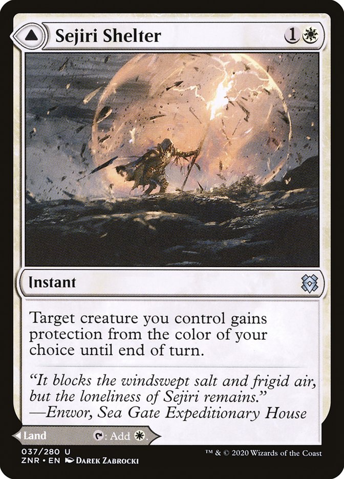 Sejiri Shelter // Sejiri Glacier (ZNR-037) - Zendikar Rising