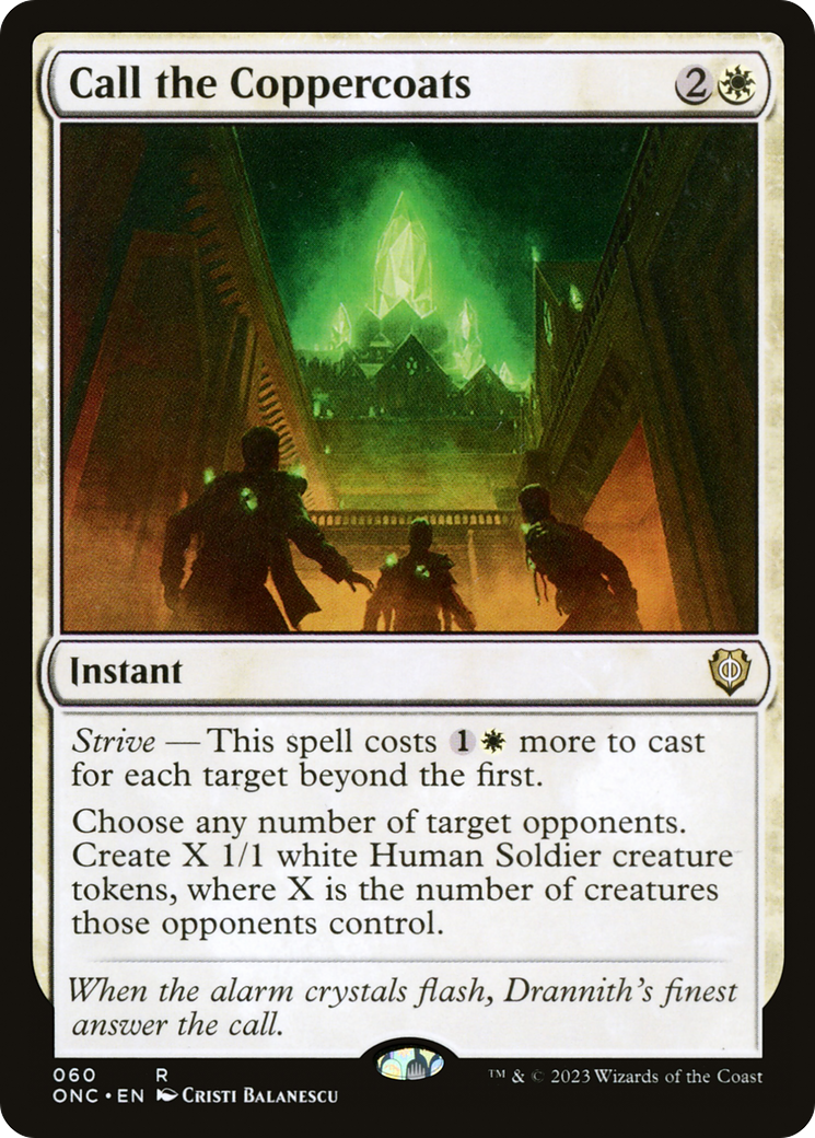 Appelez les Coppercoats [Phyrexia : All Will Be One Commander] 