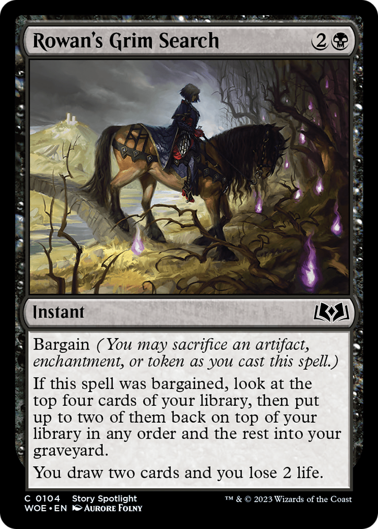 La sinistre quête de Rowan [Les Terres sauvages d'Eldraine] 