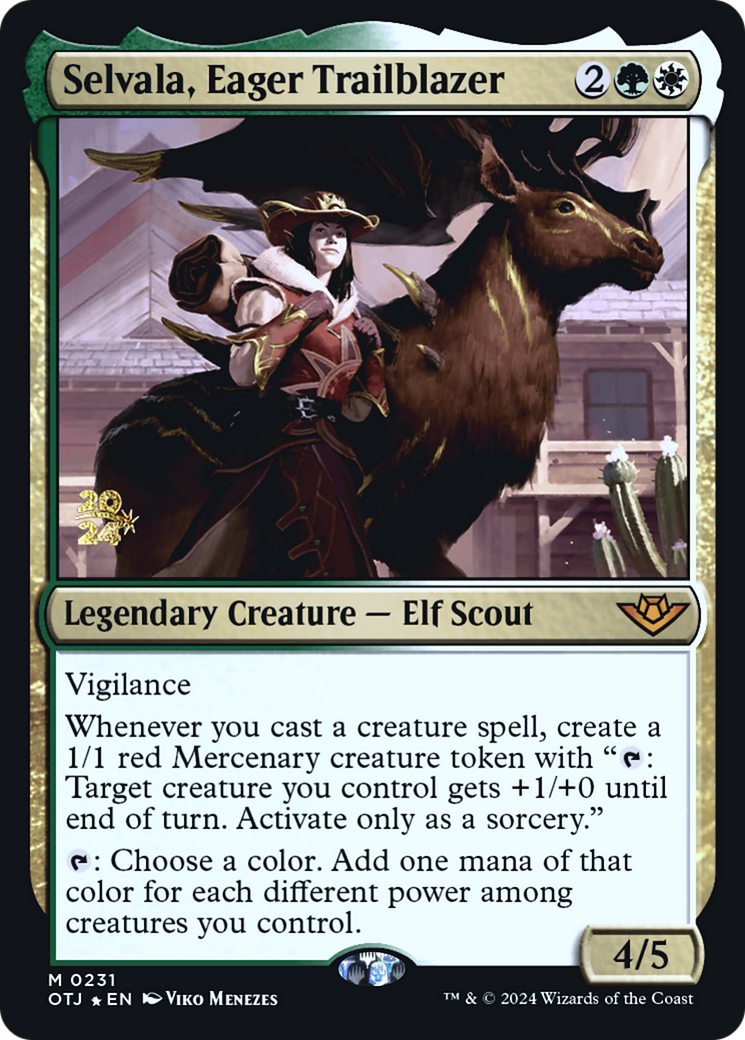 Selvala, Eager Trailblazer [Promotions avant-première des Hors-la-loi de Thunder Junction] 