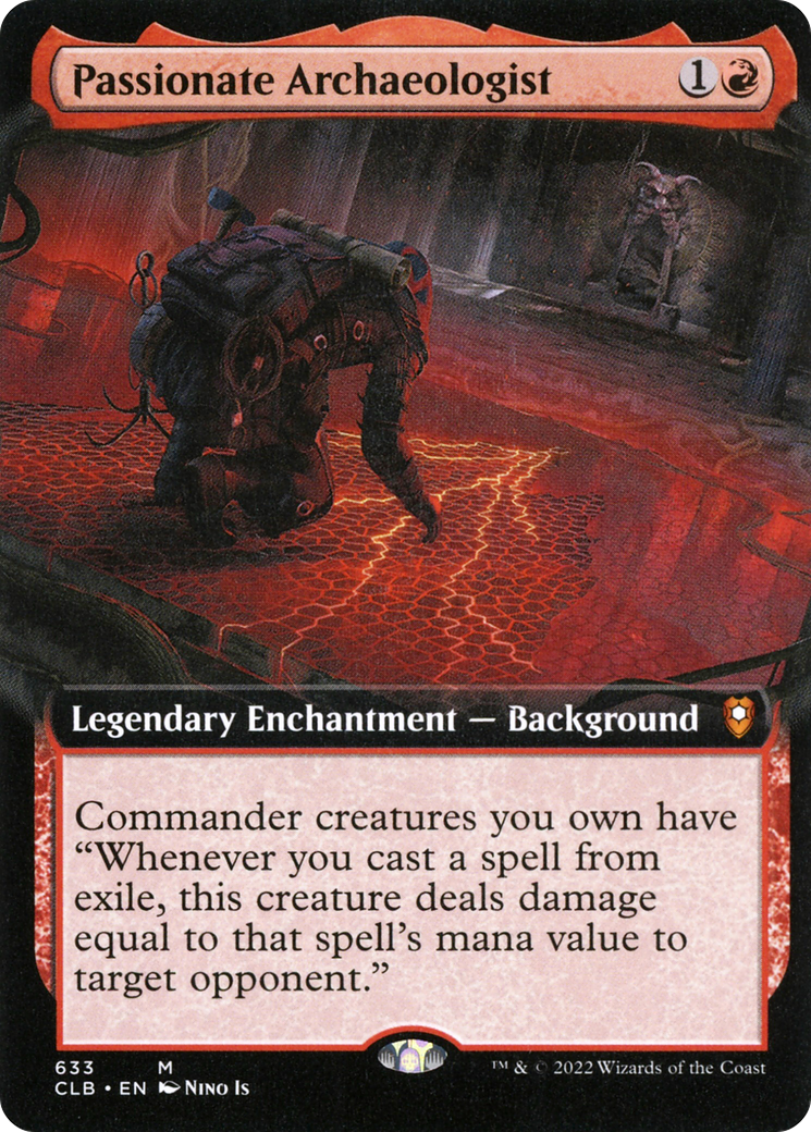 Archéologue passionné (Extended Art) [Commander Legends : Battle for Baldur's Gate] 