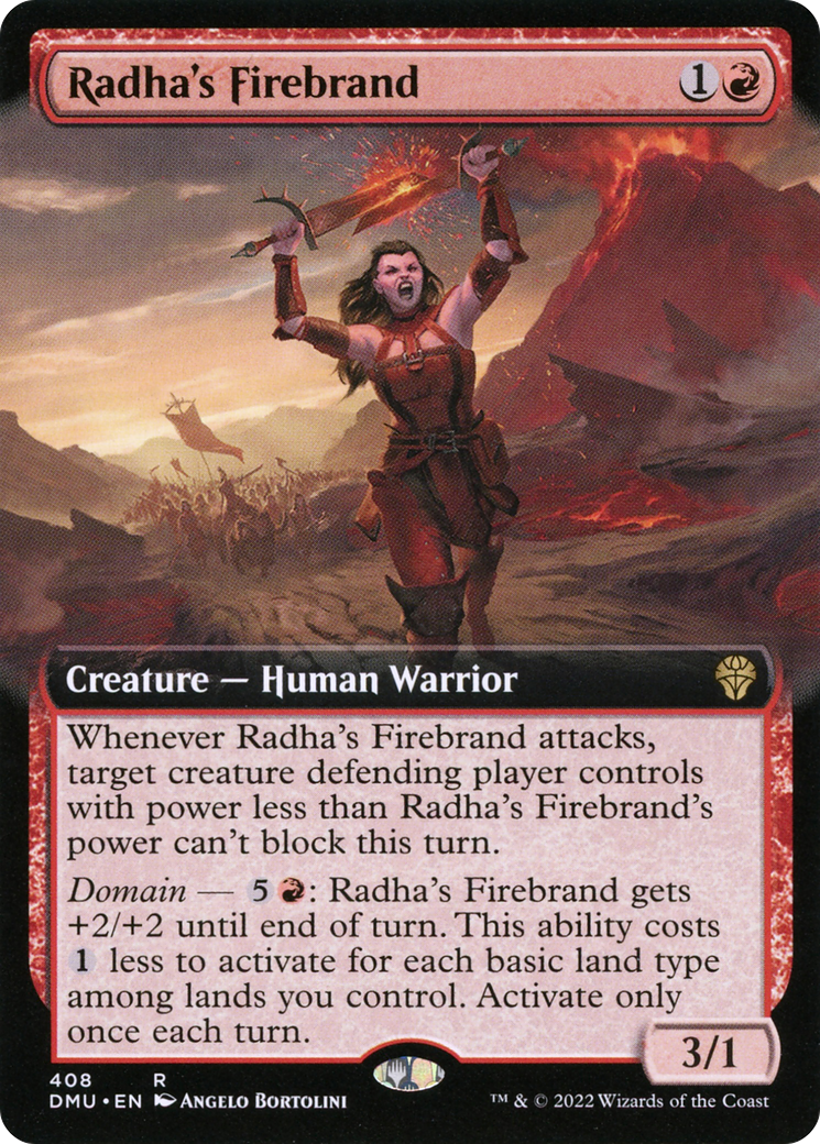 Firebrand de Radha (Art étendu) [Dominaria United] 