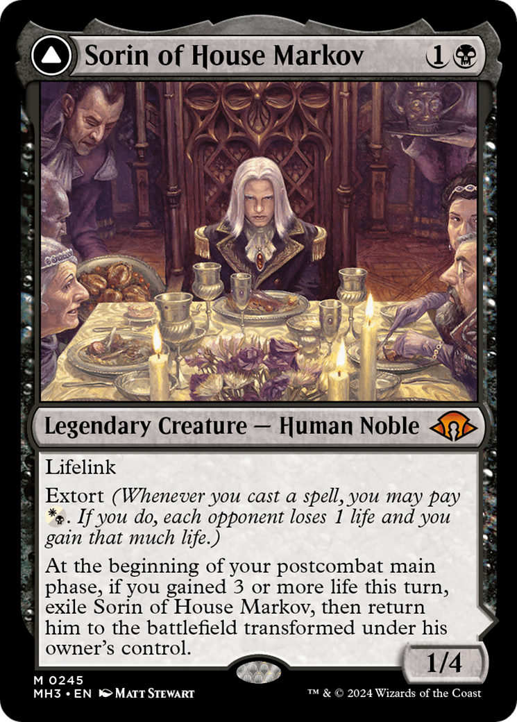 Sorin de la maison Markov // Sorin, nouveau-né vorace [Modern Horizons 3] 