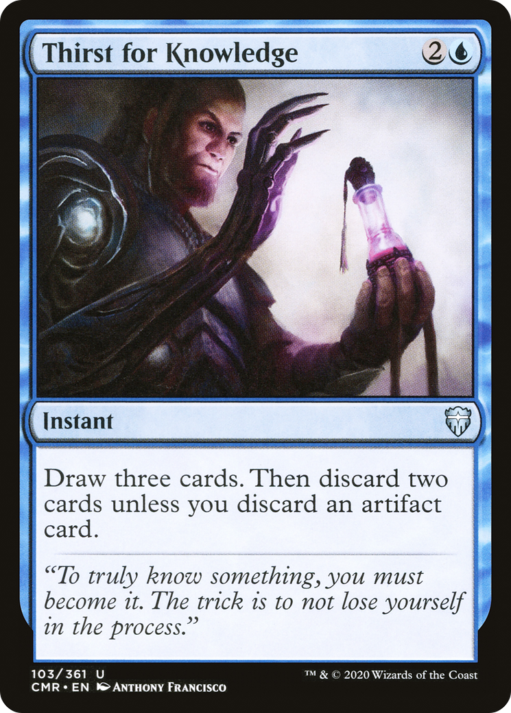 Soif de connaissances [Commander Legends] 