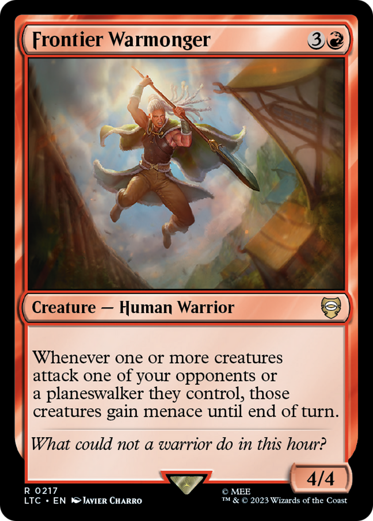 Frontier Warmonger [Le Seigneur des Anneaux : Les Contes du Commandant de la Terre du Milieu] 