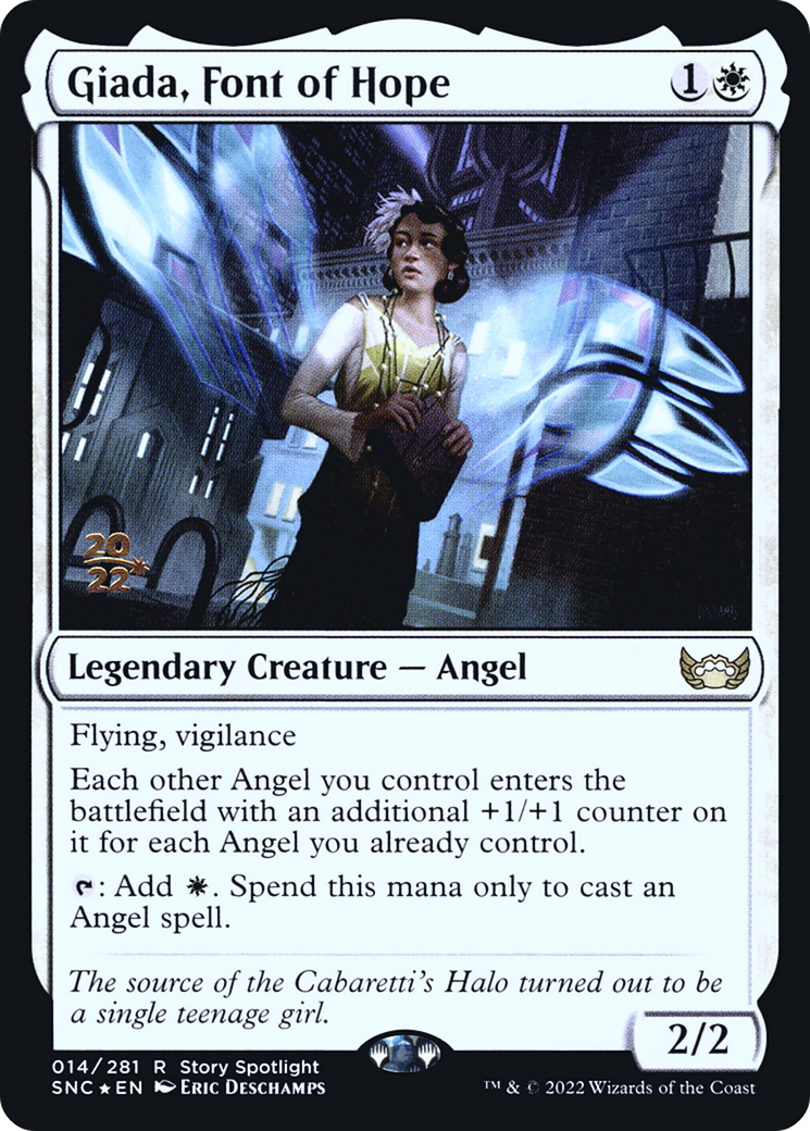 Giada, Font of Hope (SNC) (PRE-014) - Streets of New Capenna Promos Foil