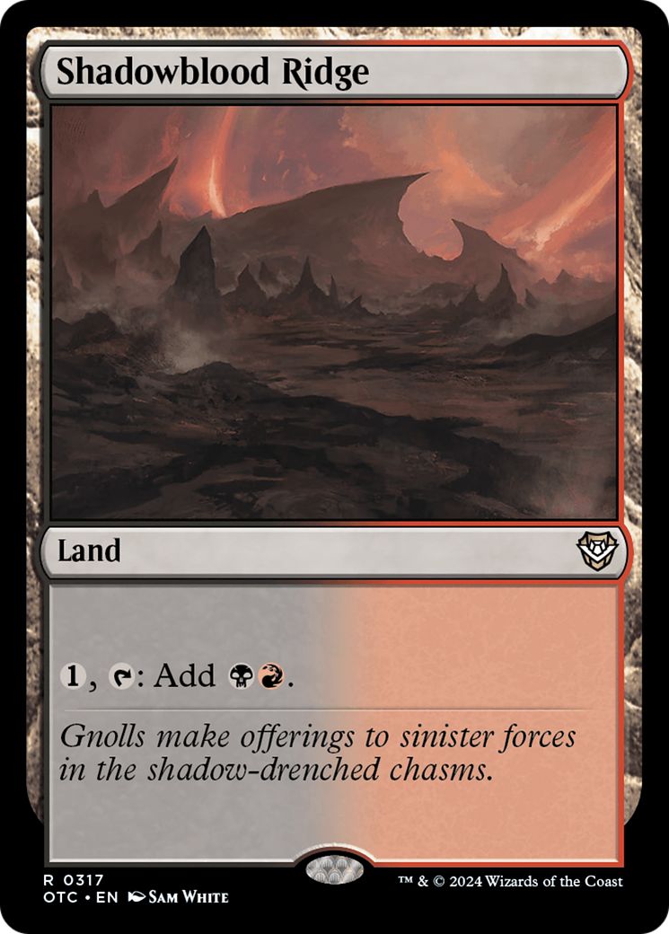 Shadowblood Ridge [Commandant des hors-la-loi de Thunder Junction] 
