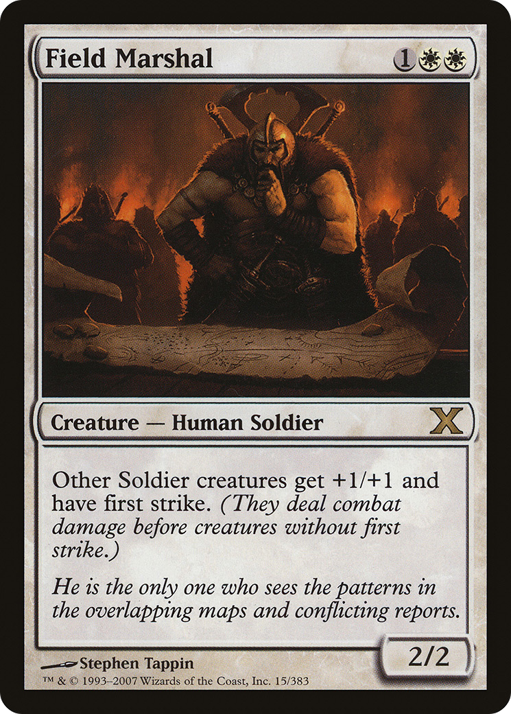 Field Marshal (10E-015) - Tenth Edition