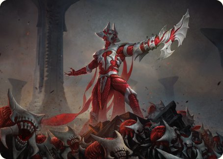 Carte d'art du surveillant des acariens [Phyrexia : All Will Be One Art Series] 