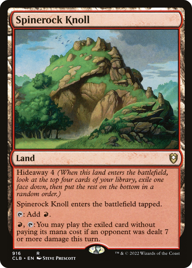 Spinerock Knoll [Commander Legends : Bataille de Baldur's Gate] 