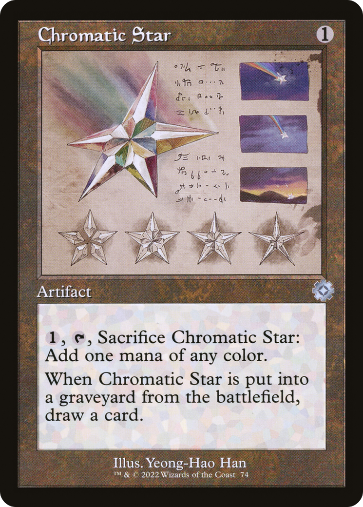 Étoile chromatique (schéma rétro) [Artefacts rétro de la guerre des frères] 