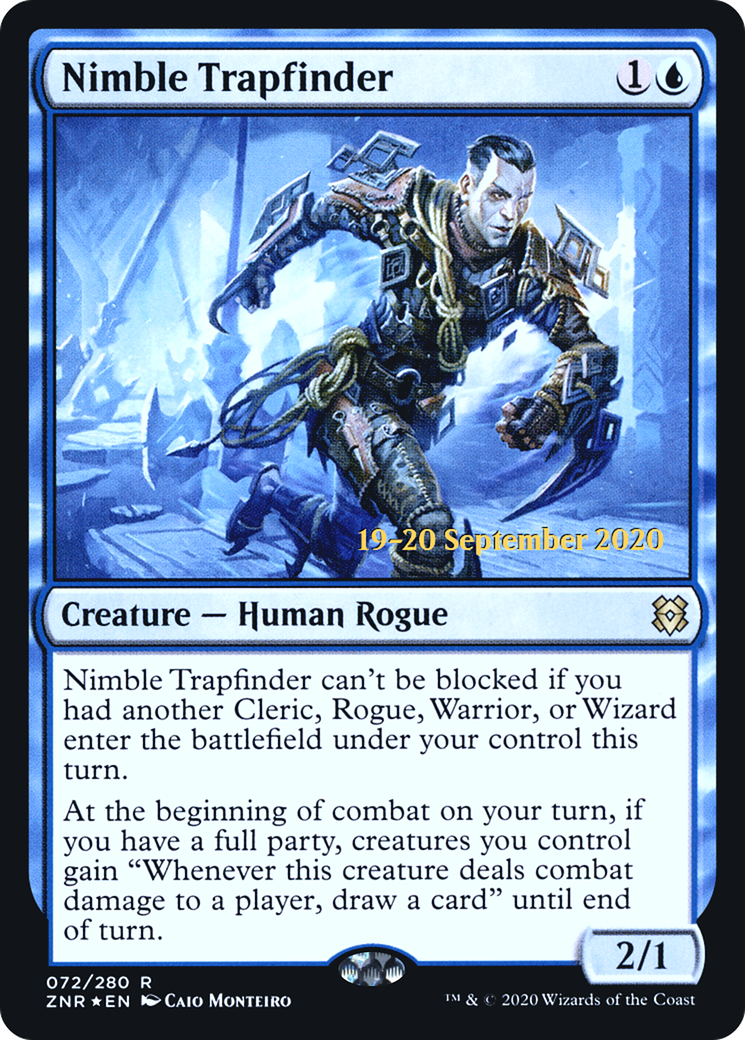 Nimble Trapfinder [Promotions avant-première de Zendikar Rising] 