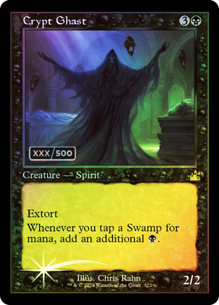 Crypt Ghast (Rétro) (Sérialisé) [Ravnica Remastered] 