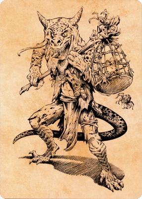 Carte d'art Kobold narguant [Commander Legends : Battle for Baldur's Gate Art Series] 