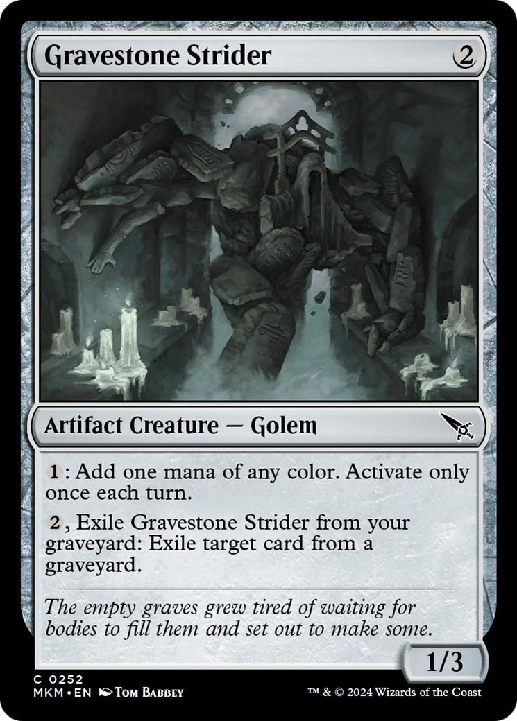 Gravestone Strider [Meurtres au Manoir Karlov] 