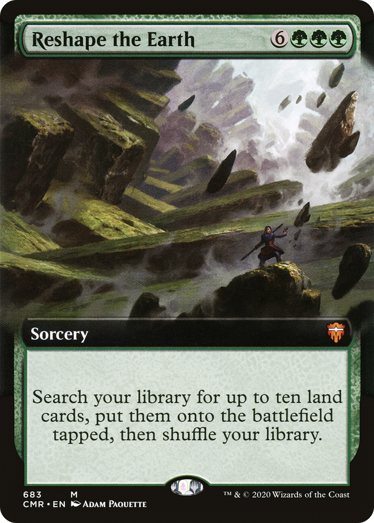 Remodeler la Terre (Art étendu) [Commander Legends] 