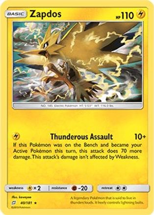 Zapdos 040/181  - Rare