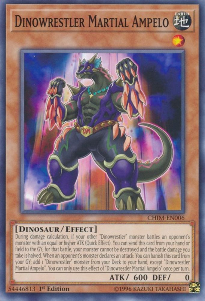 Dinowrestler Martial Ampelo (CHIM-EN006) - Common