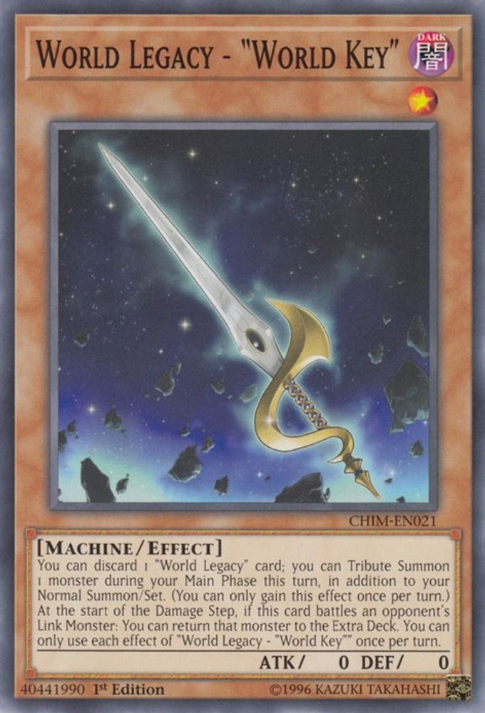 World Legacy - "World Key" (CHIM-EN021) - Common