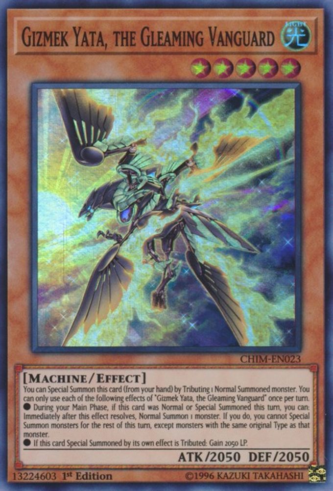 Gizmek Yata, l'avant-garde brillante [CHIM-EN023] Super Rare 