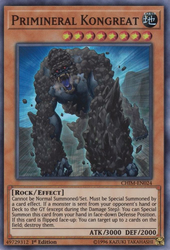 Primineral Kongreat (CHIM-EN024) - Super Rare