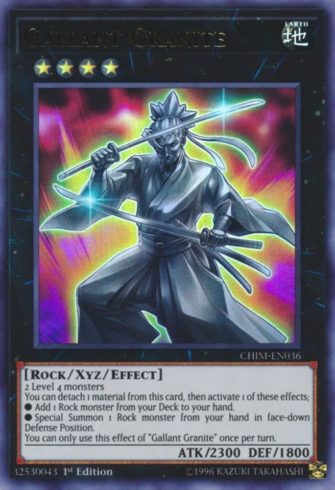 Gallant Granite (CHIM-EN036) - Ultra Rare