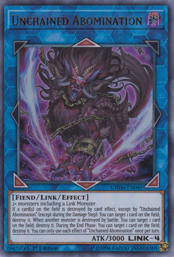 Unchained Abomination (CHIM-EN045) - Ultra Rare