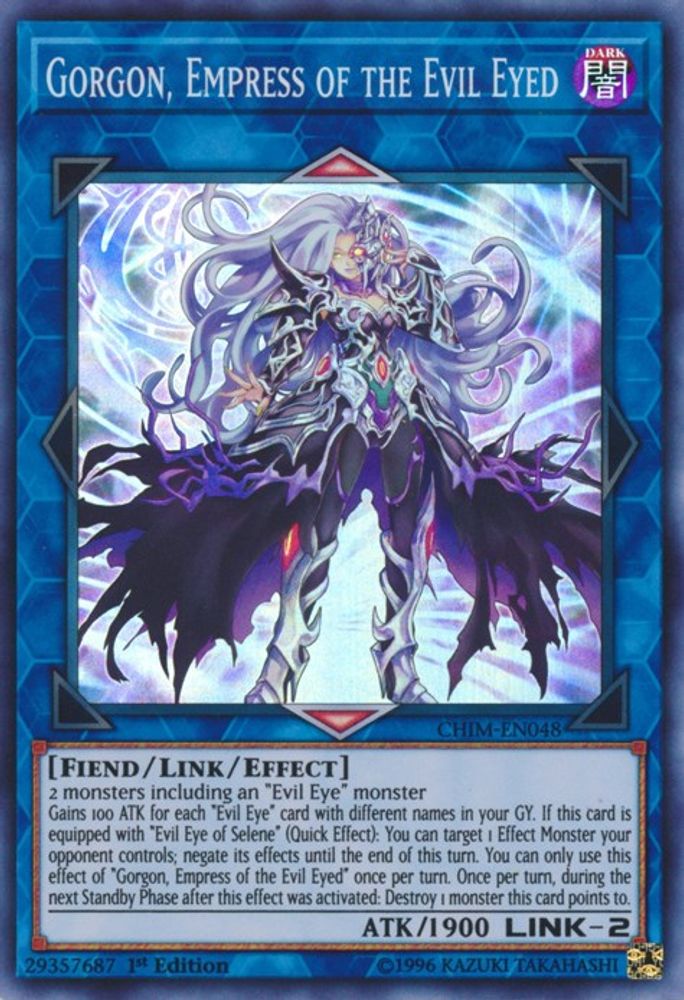 Gorgon, Empress of the Evil Eyed (CHIM-EN048) - Super Rare