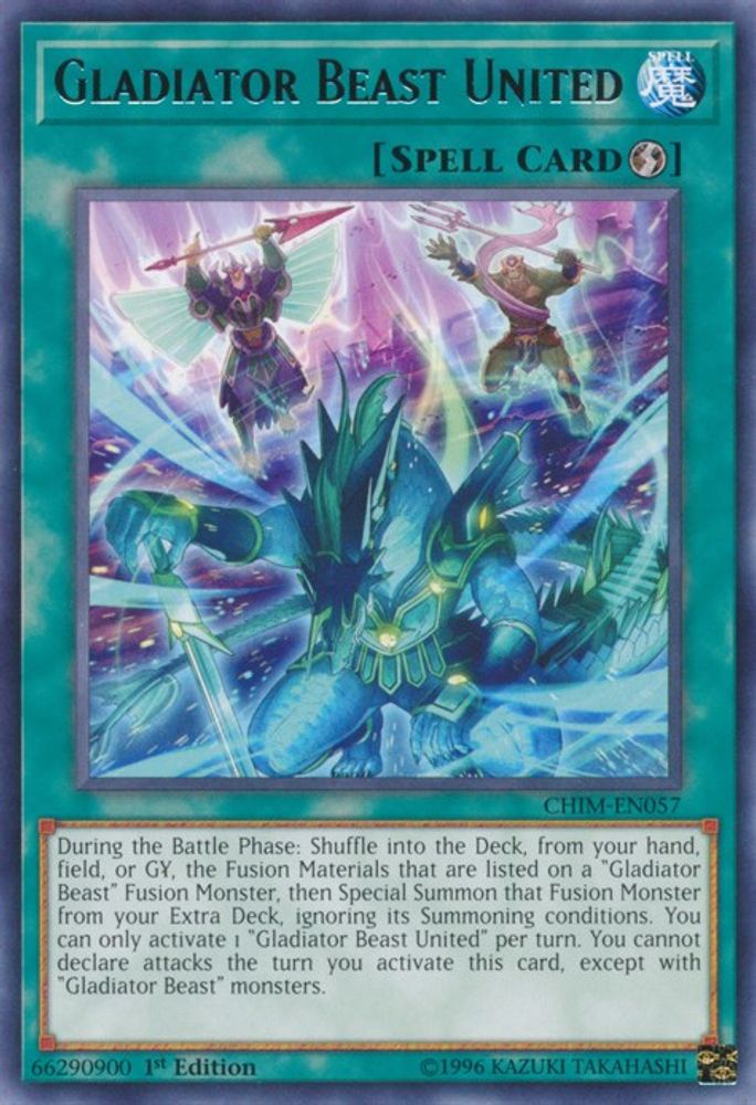 Gladiator Beast United (CHIM-EN057) - Rare