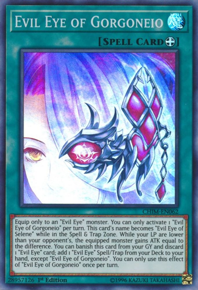 Evil Eye of Gorgoneio (CHIM-EN062) - Super Rare