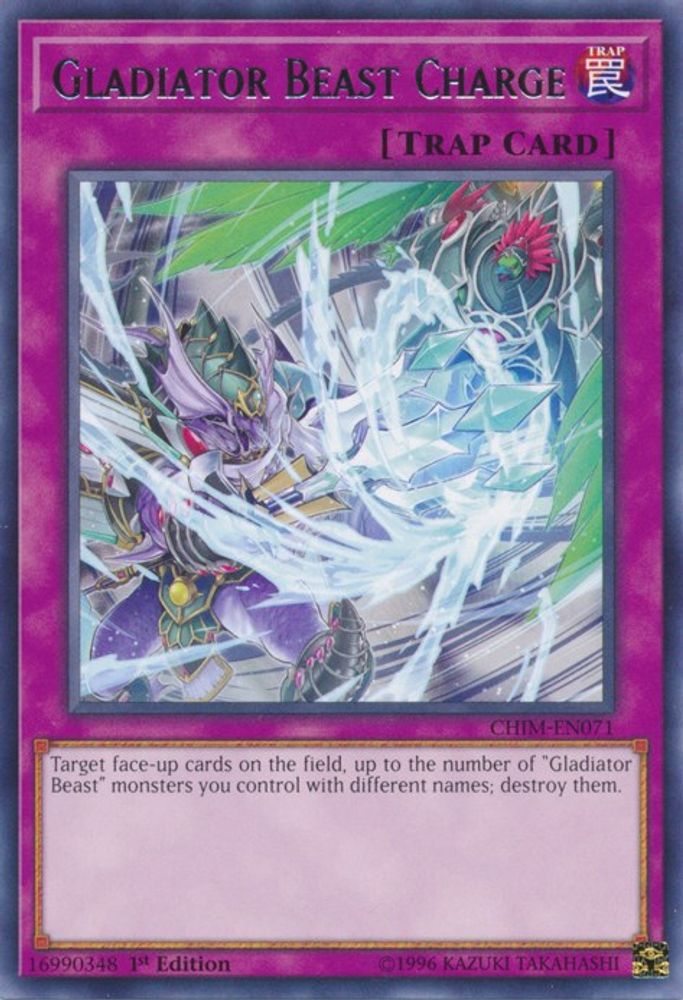 Charge de bête gladiateur [CHIM-EN071] Rare 