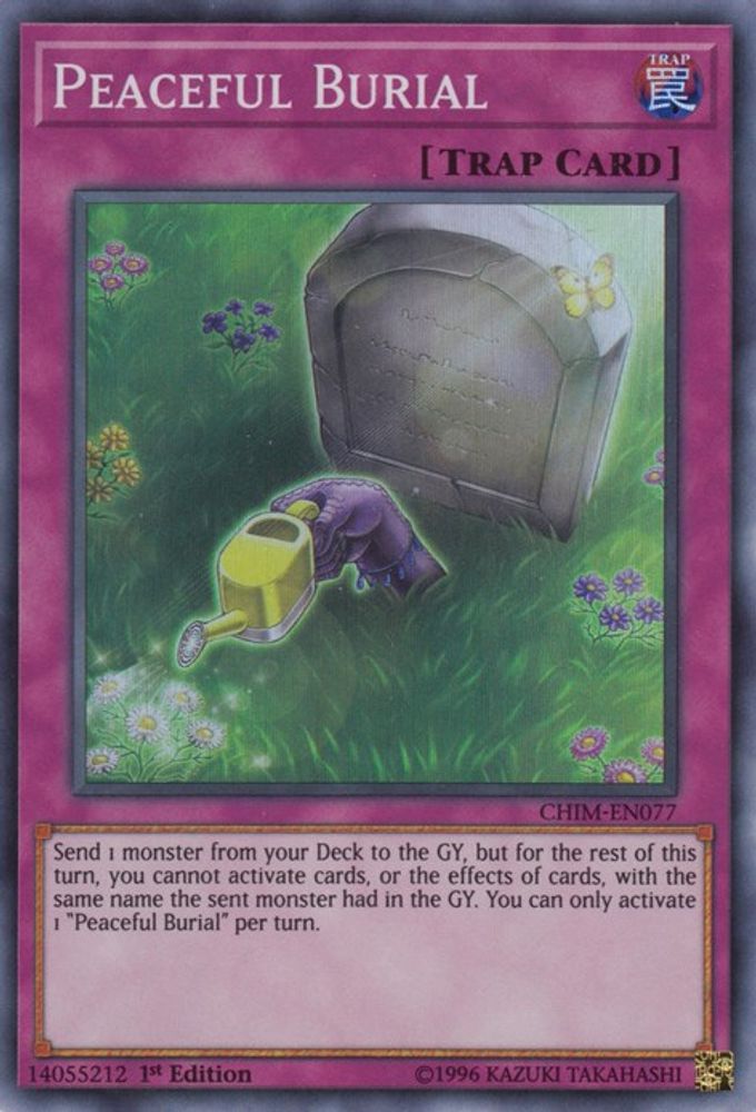 Peaceful Burial (CHIM-EN077) - Super Rare