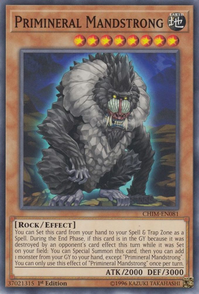 Primineral Mandstrong (CHIM-EN081) - Common