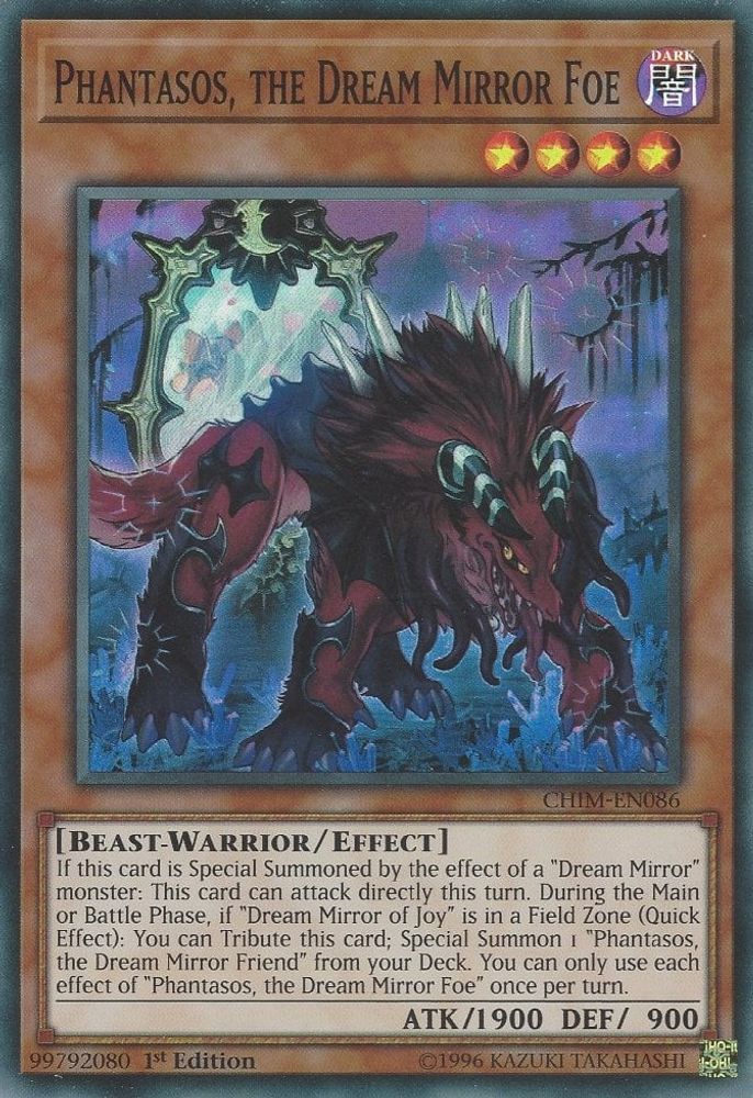 Phantasos, the Dream Mirror Foe (CHIM-EN086) - Super Rare