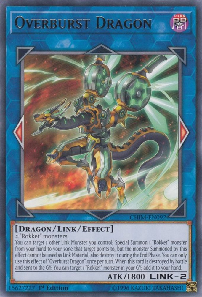 Overburst Dragon (CHIM-EN092) - Rare