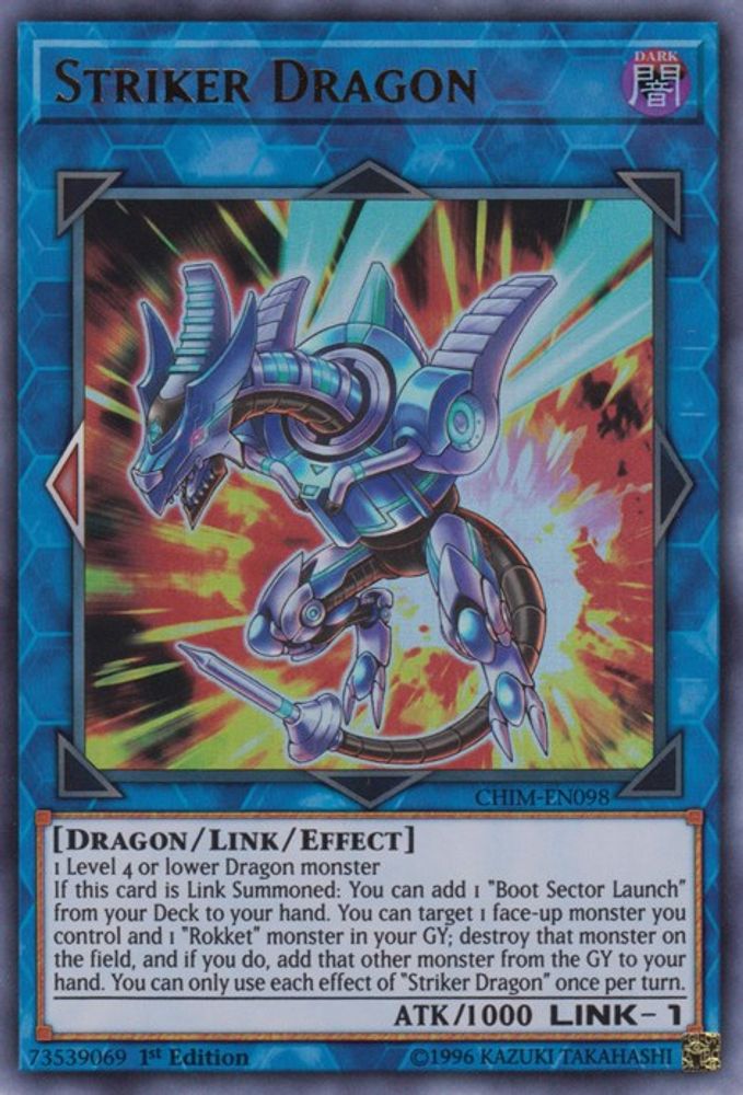Dragon Attaquant [CHIM-EN098] Ultra Rare 