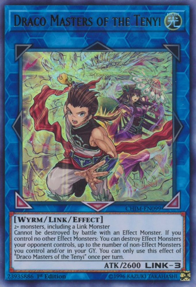 Draco Maîtres des Tenyi [CHIM-EN099] Ultra Rare 
