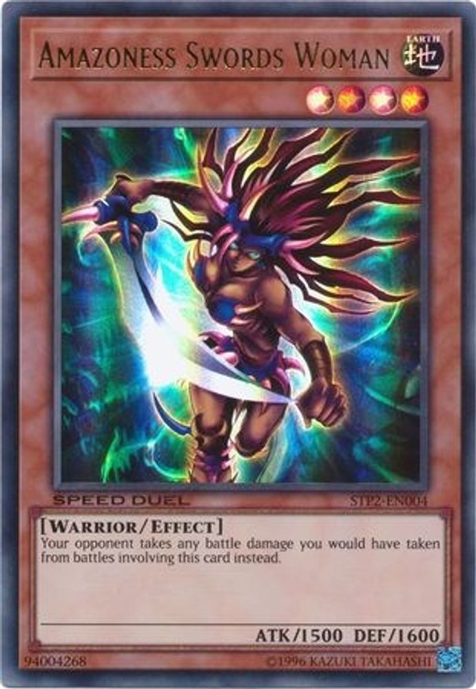 Amazoness Swords Woman (STP2-EN004) - Ultra Rare