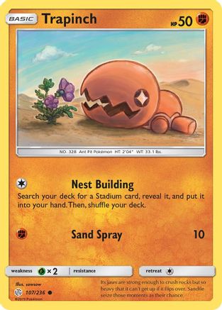 Trapinch 107/236  - Common
