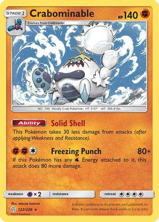 Crabominable (122/236) [Soleil et Lune : Éclipse cosmique] 