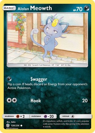 Alolan Meowth 128  - Common