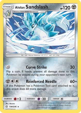 Alolan Sandslash 138  - Rare
