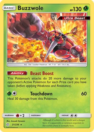 Buzzwole (21/236) [Soleil et Lune : Éclipse cosmique] 