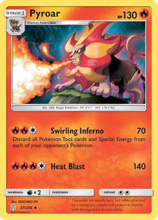 Pyroar  - Uncommon