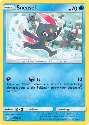 Sneasel (43/236) [Soleil et Lune : Éclipse cosmique] 
