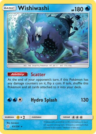 Wishiwashi 062  - Holofoil - Holo Rare
